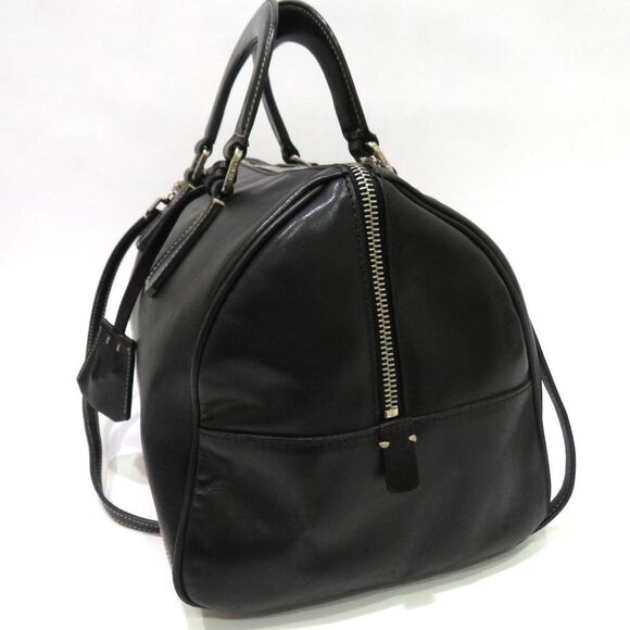 Prada 2 Way Bag Mini Boston Leather Black - Picture 4 of 9